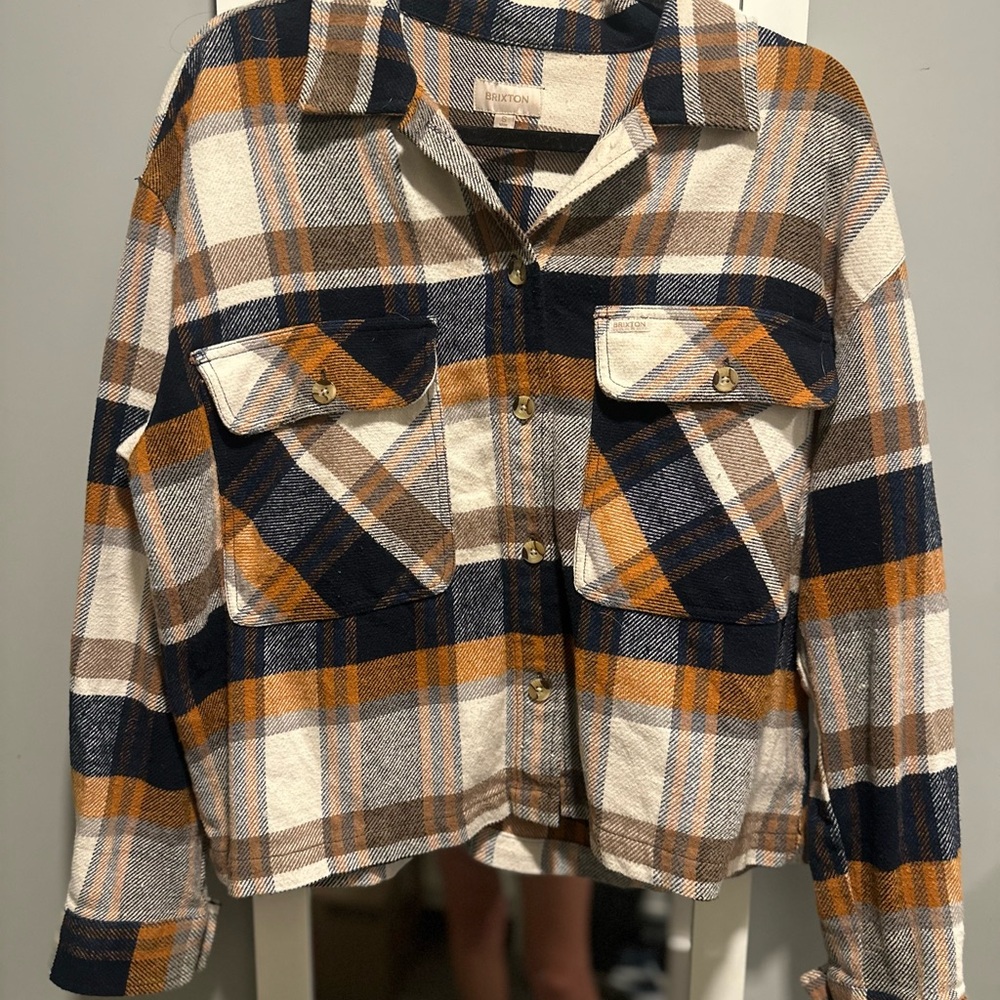 Brixton Plaid Flannel Shirt Jacket
